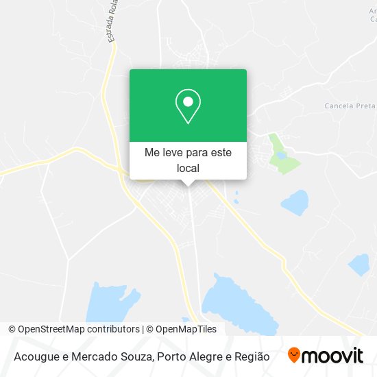 Acougue e Mercado Souza mapa