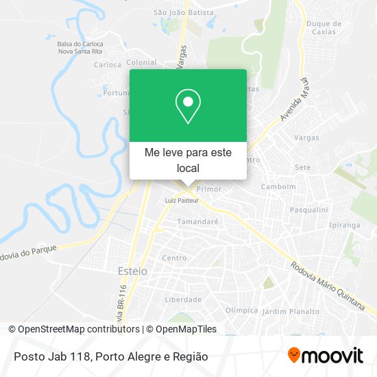 Posto Jab 118 mapa