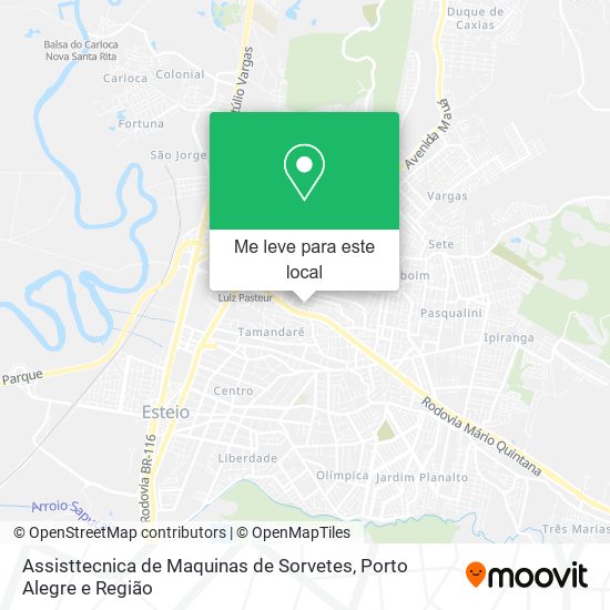 Assisttecnica de Maquinas de Sorvetes mapa