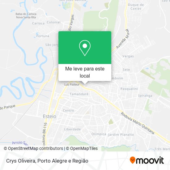 Crys Oliveira mapa