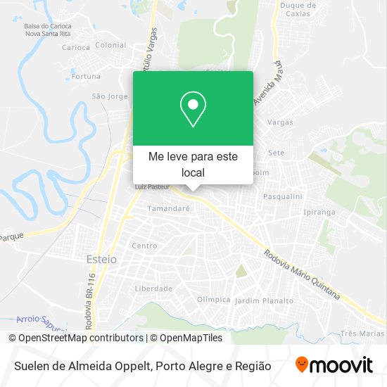 Suelen de Almeida Oppelt mapa