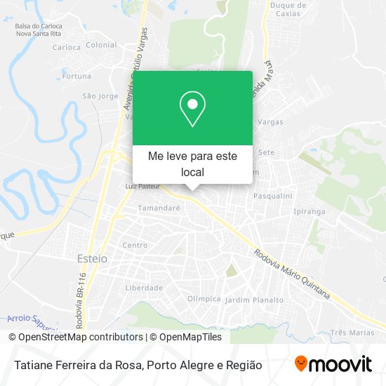 Tatiane Ferreira da Rosa mapa