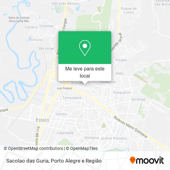 Sacolao das Guria mapa