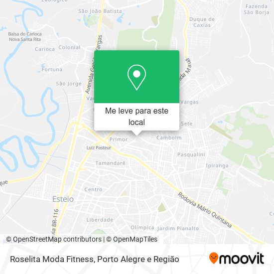 Roselita Moda Fitness mapa