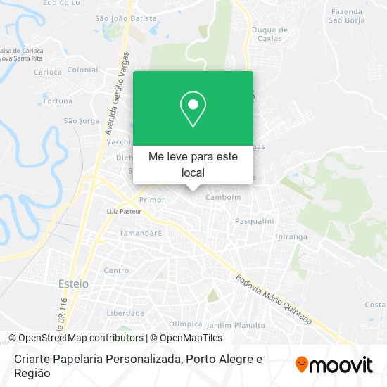 Criarte Papelaria Personalizada mapa