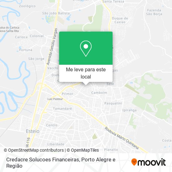 Credacre Solucoes Financeiras mapa