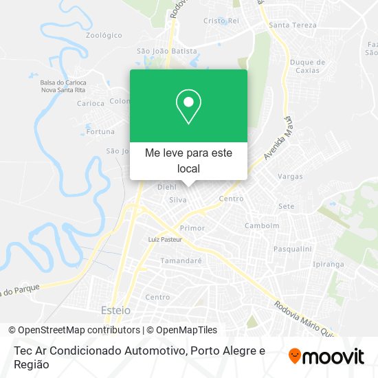 Tec Ar Condicionado Automotivo mapa