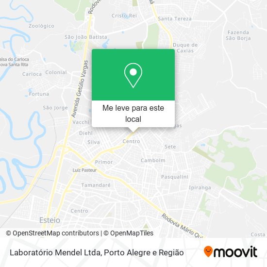 Laboratório Mendel Ltda mapa