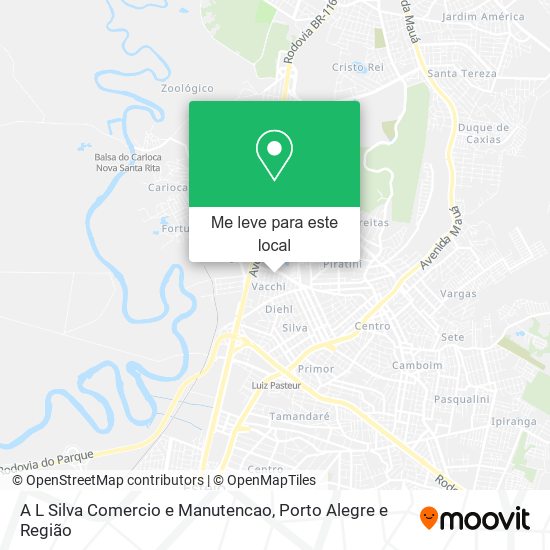 A L Silva Comercio e Manutencao mapa