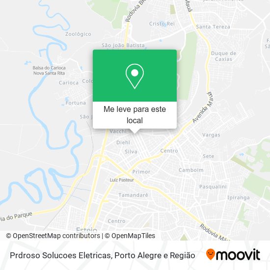 Prdroso Solucoes Eletricas mapa