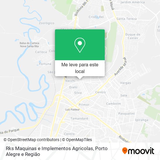 Rks Maquinas e Implementos Agricolas mapa