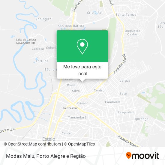 Modas Malu mapa