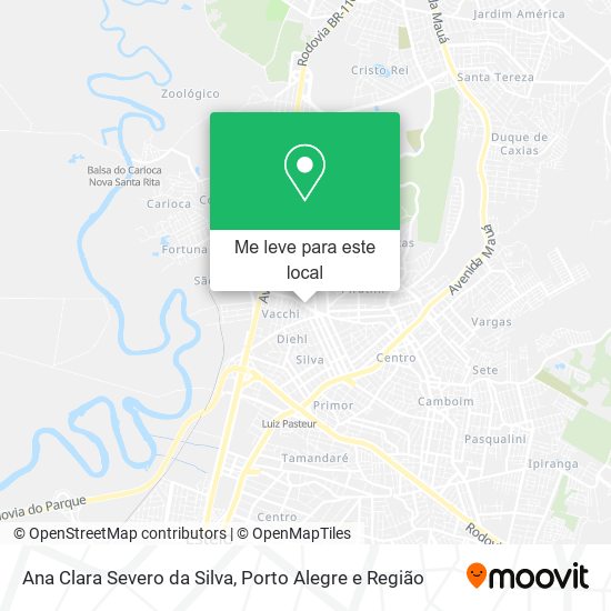 Ana Clara Severo da Silva mapa