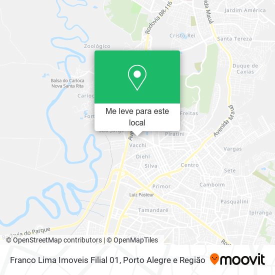 Franco Lima Imoveis Filial 01 mapa