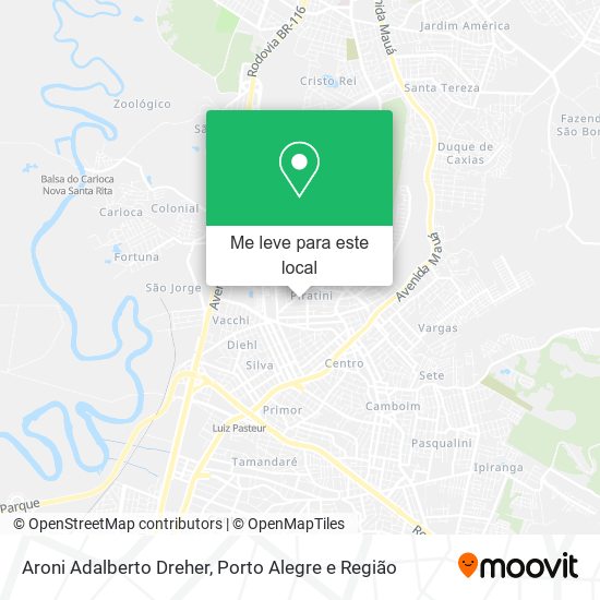 Aroni Adalberto Dreher mapa