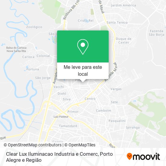 Clear Lux Iluminacao Industria e Comerc mapa
