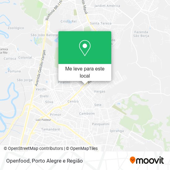 Openfood mapa