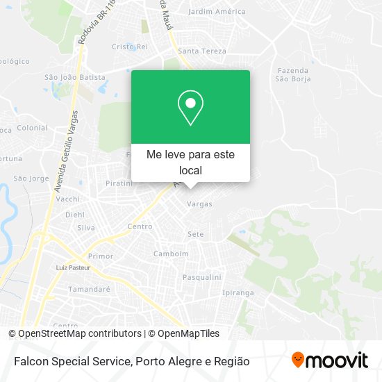 Falcon Special Service mapa