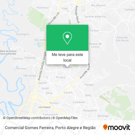 Comercial Gomes Ferreira mapa