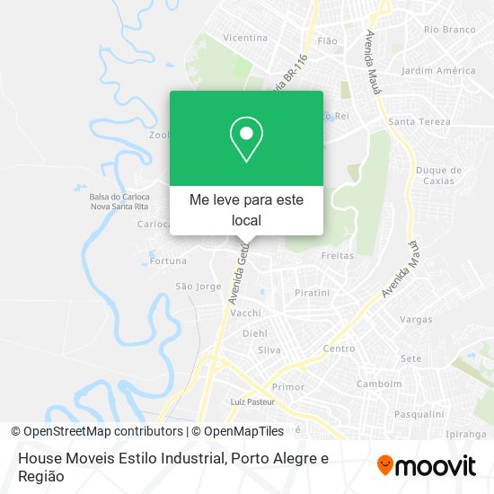 House Moveis Estilo Industrial mapa