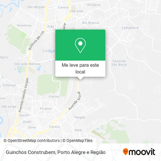 Guinchos Construbem mapa