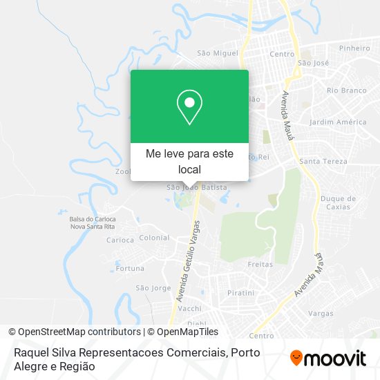 Raquel Silva Representacoes Comerciais mapa