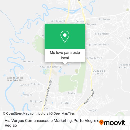 Via Vargas Comunicacao e Marketing mapa