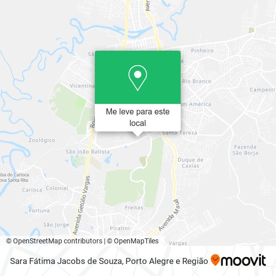 Sara Fátima Jacobs de Souza mapa
