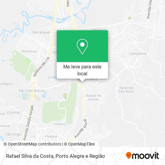 Rafael Silva da Costa mapa