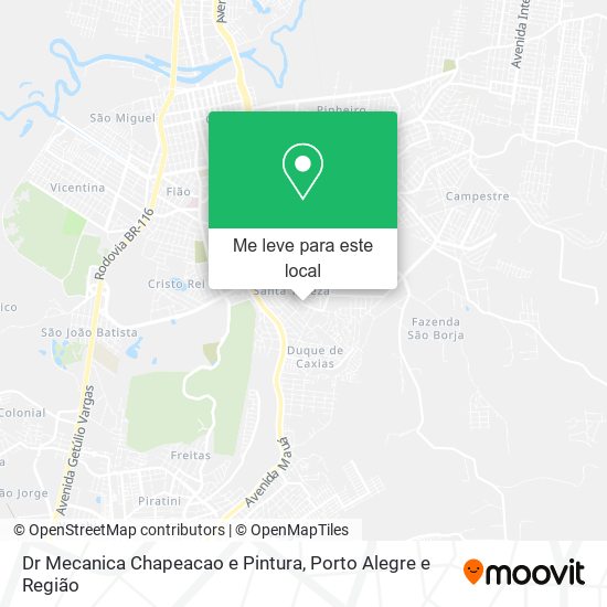 Dr Mecanica Chapeacao e Pintura mapa