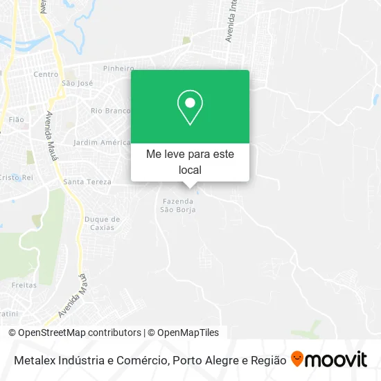 Metalex Indústria e Comércio mapa
