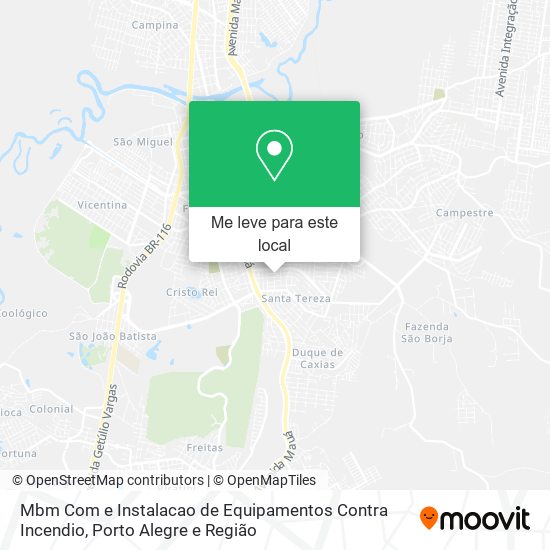 Mbm Com e Instalacao de Equipamentos Contra Incendio mapa