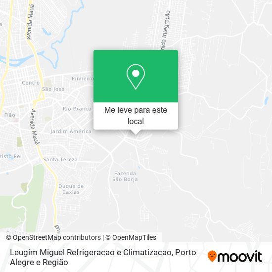 Leugim Miguel Refrigeracao e Climatizacao mapa