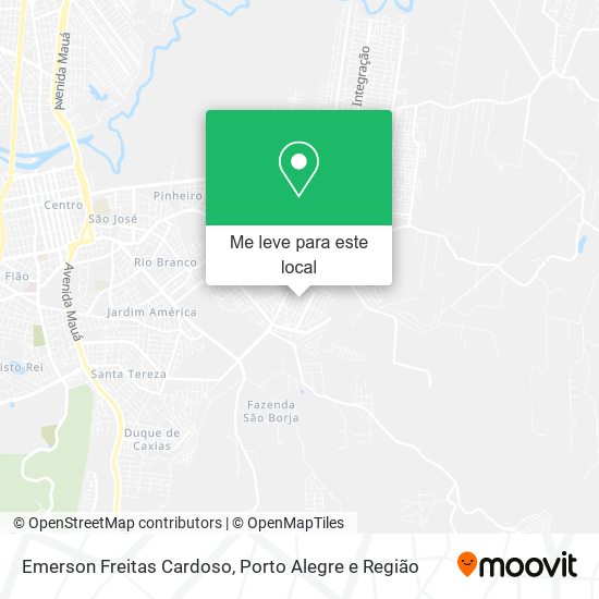 Emerson Freitas Cardoso mapa