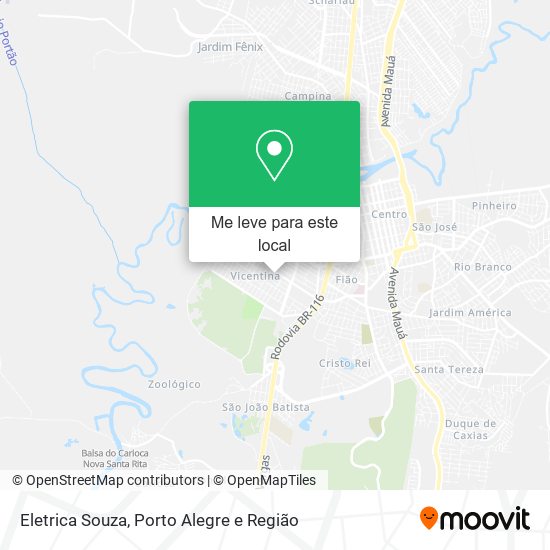 Eletrica Souza mapa