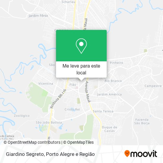 Giardino Segreto mapa