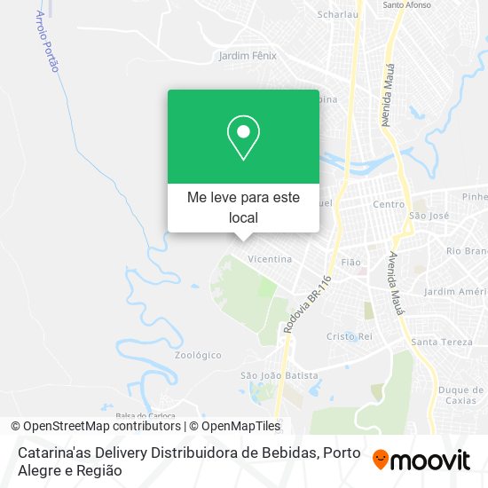 Catarina'as Delivery Distribuidora de Bebidas mapa