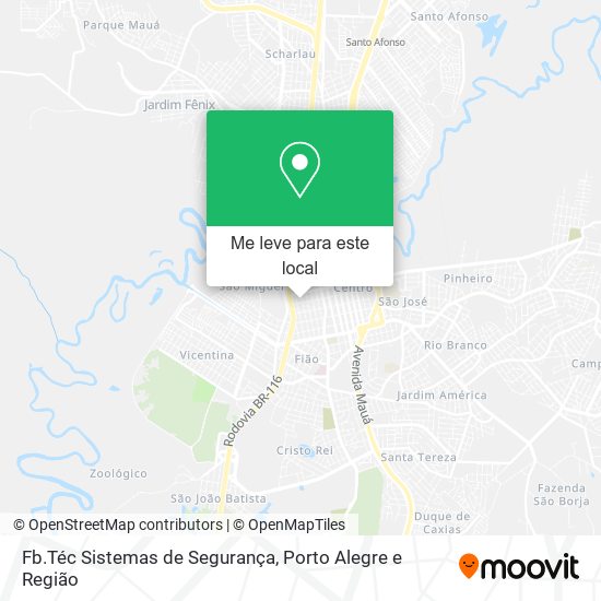 Fb.Téc Sistemas de Segurança mapa