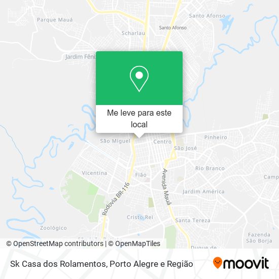 Sk Casa dos Rolamentos mapa