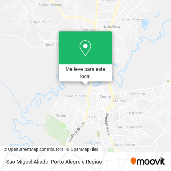 Sao Miguel Aliado mapa