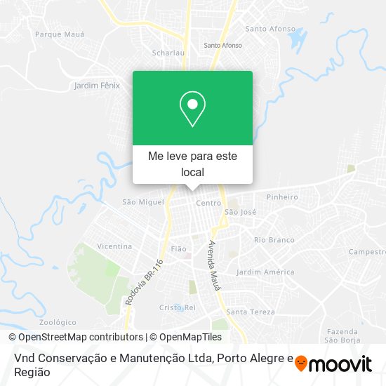 Vnd Conservação e Manutenção Ltda mapa