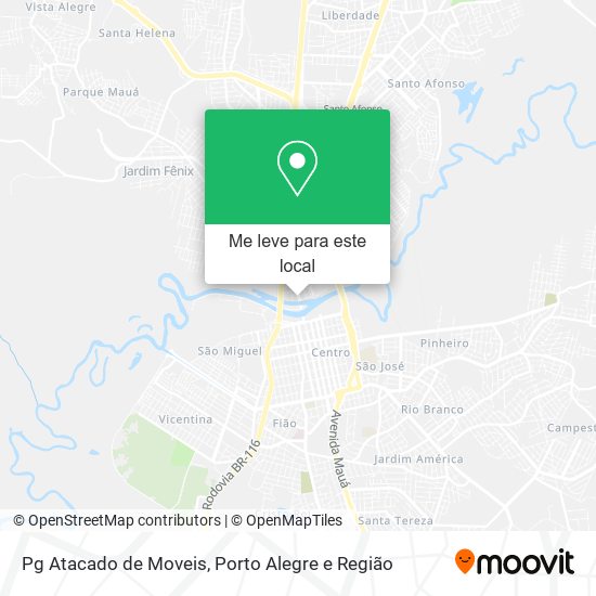 Pg Atacado de Moveis mapa