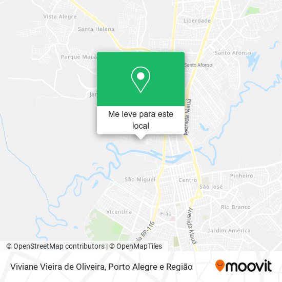 Viviane Vieira de Oliveira mapa