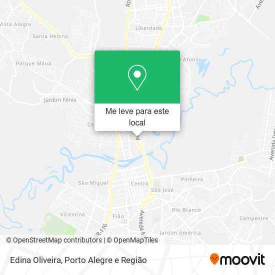 Edina Oliveira mapa