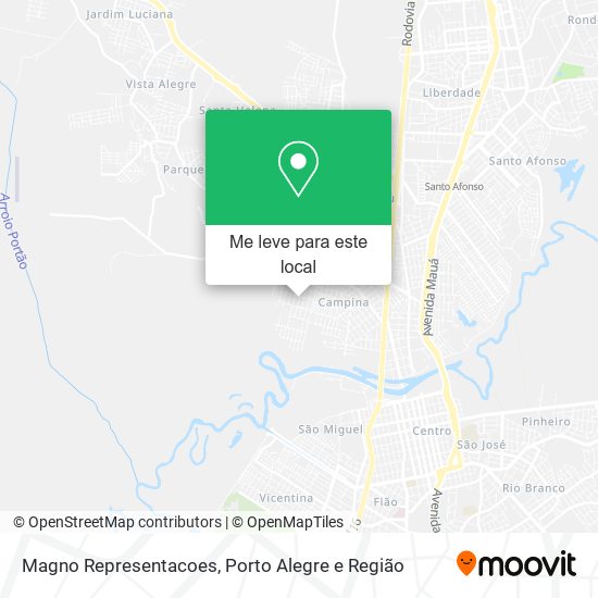 Magno Representacoes mapa