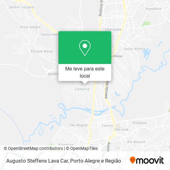 Augusto Steffens Lava Car mapa