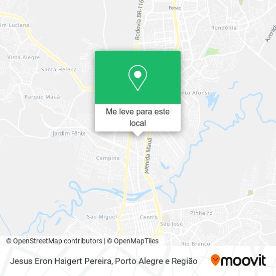 Jesus Eron Haigert Pereira mapa