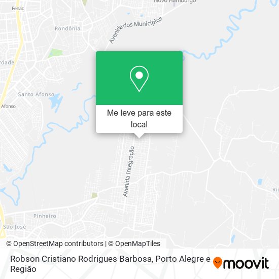 Robson Cristiano Rodrigues Barbosa mapa