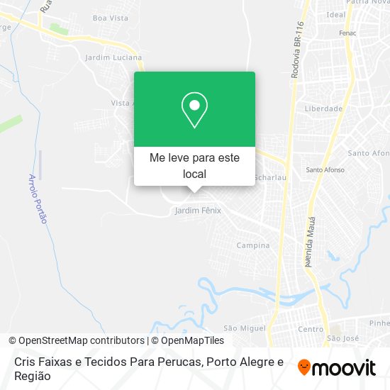 Cris Faixas e Tecidos Para Perucas mapa
