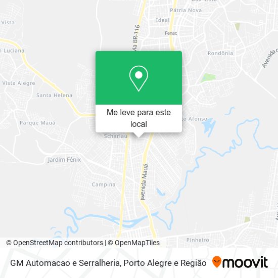 GM Automacao e Serralheria mapa